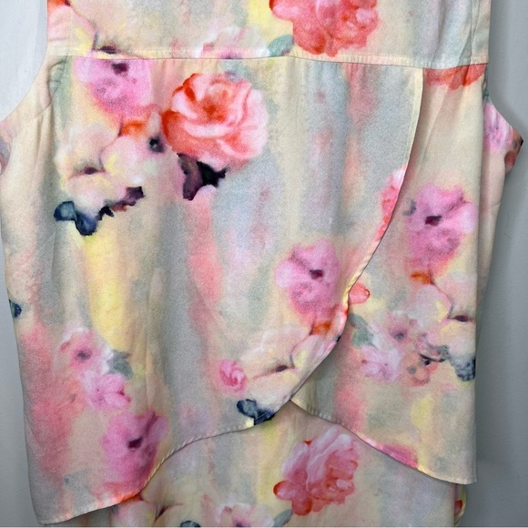 Melissa McCarthy Floral Tunice Sleeveless Blouse Size 1x - Picture 8 of 12